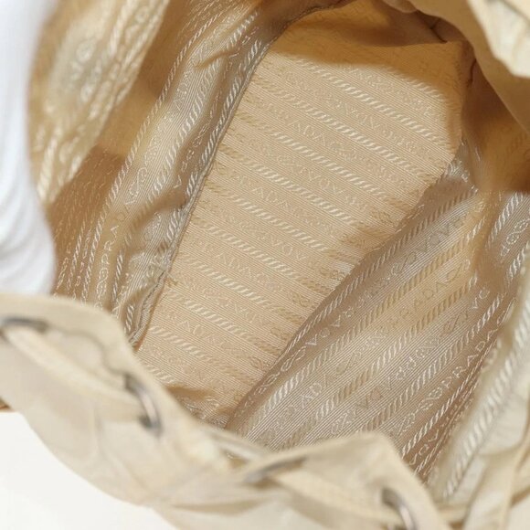 PRADA Backpack Nylon White Silver Auth 145850 - Picture 12 of 15